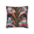Abstract Art Deco Patterns — Faux Suede Cushion Cover — Front 40×40 cm Square Cushion View