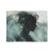 Abstract Waves Forming Human Silhouette — 50×60 Plush Throw Blanket — Full Flat Artwork View