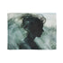 Abstract Waves Forming Human Silhouette — 50×60 Plush Throw Blanket — Full Flat Artwork View