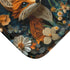 Adorable Baby Foxes Surrounded by a Magical Forest With — 61×43 Memory Foam Bath Mat — Cushioned Memory Foam & Microfibre Clo