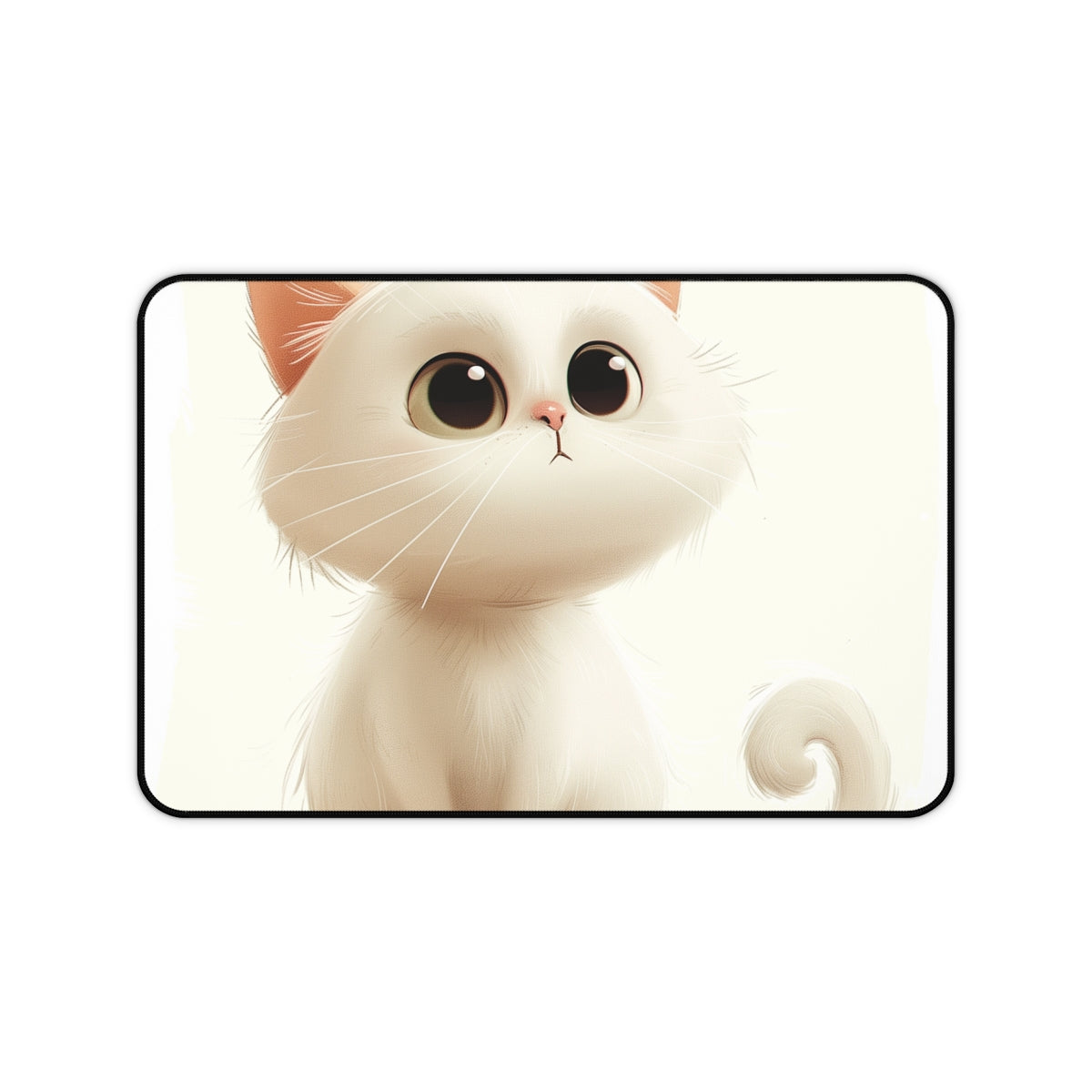 Adorable Cartoon Cat Desk Mat