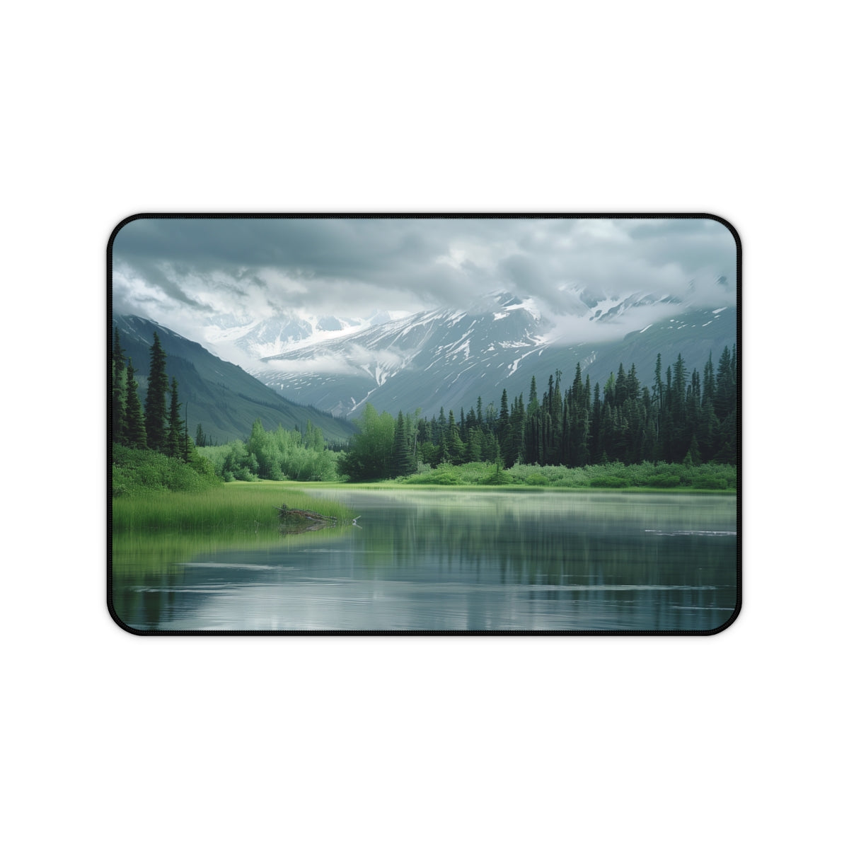 Alaska Wilderness Watercolor Desk Mat