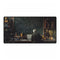 Albert Einstein at Physics Chalkboard — XL & XXL Desk Mat — Full Top-Down Artwork View