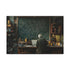 Albert Einstein at Chalkboard Filled — 24×16 Canvas Wall Art — Front Gallery-Wrapped Canvas View