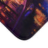 Amsterdam Canals & Historic Bridges Sunset — 61×43 Memory Foam Bath Mat — Cushioned Memory Foam & Microfibre Close-Up