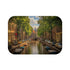 Amsterdam Canals Amsterdam Painting Luxury Memory Foam Bath Mat - Top View