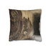 Ancient Astronaut Mural Uncovered in Ruins — Double-Sided Cushion Cover — Front Double-Sided Cushion View