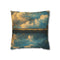 Ancient Key Unlocking the Sky — Double-Sided Cushion Cover — Front Double-Sided Cushion View
