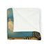 Ancient Key Unlocking the Sky — 50×60 Plush Throw Blanket — Draped Over Sofa & Bed Lifestyle View