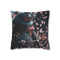 Samurai Warrior Under Falling Cherry Blossoms — 40×40 Cushion Cover — Front 40×40 cm Square Cushion View