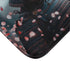 Samurai Warrior Under Falling Cherry Blossoms — 61×43 Memory Foam Bath Mat — Cushioned Memory Foam & Microfibre Close-Up