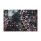 Ancient Samurai Standing in Falling Sakura — 24×16 Canvas Wall Art — Front Gallery-Wrapped Canvas View