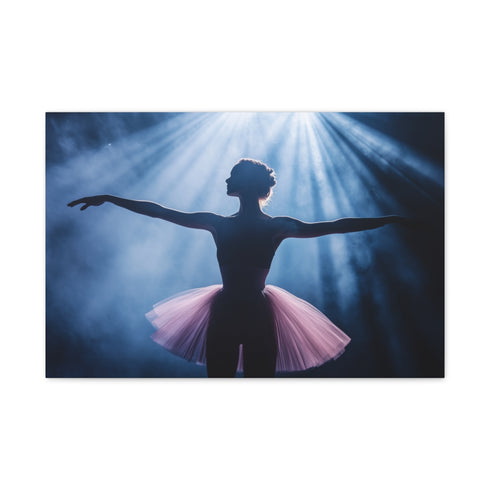 Android Ballerina in Spotlight (Edition II) — 24×16 Canvas Wall Art — Front Gallery-Wrapped Canvas View