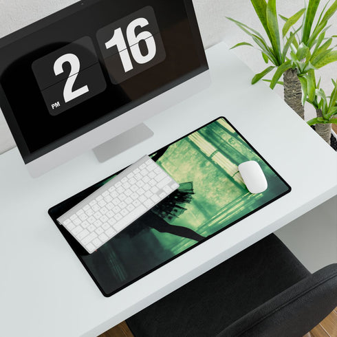 Android Ballerina in Spotlight — XXL Gaming Desk Mat — Gaming & Workspace Desk Setup View