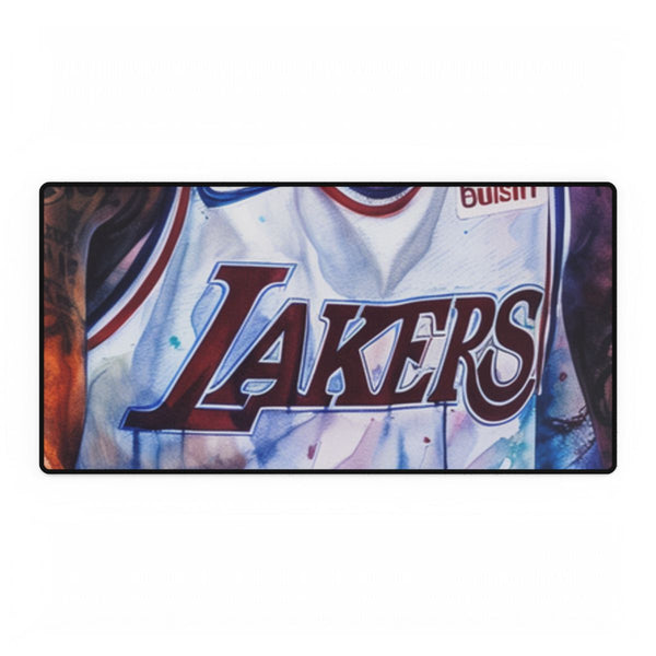 Anthony Davis Watercolor — XXL Gaming Desk Mat — Full Top-Down Artwork View