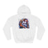 Anthony Davis Watercolor — Heavyweight Graphic Hoodie — Brushed-Fleece Hood & Pouch Pocket Detail
