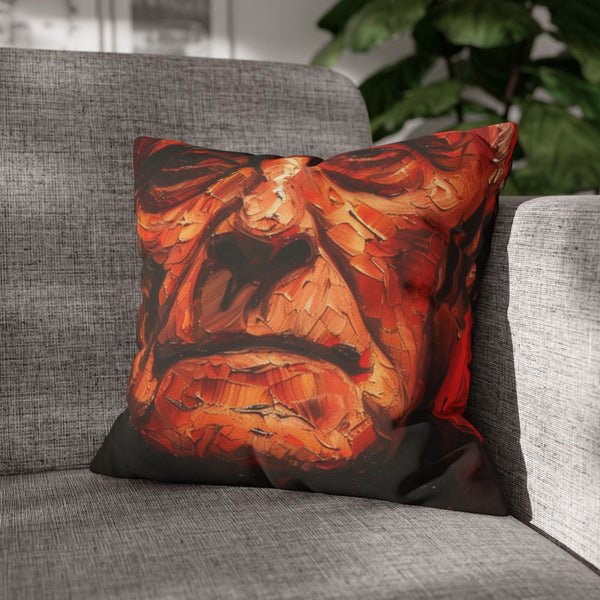 Anthony Hopkins Hannibal Painting — Double-Sided Cushion Cover — Sofa & Armchair Living Room Lifestyle View