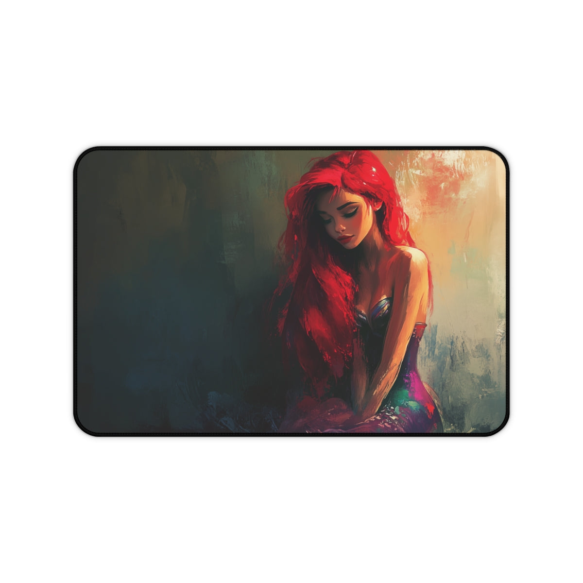 "Ariel's Underwater Adventure Desk Mat"