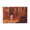 Astronaut Exploring Ancient Ruins on Mars — 24×16 Canvas Wall Art — Front Gallery-Wrapped Canvas View