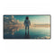 Astronaut Standing on Mirror Ocean — XXL Gaming Desk Mat — Full Top-Down Artwork View