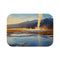 Atacama Desert in Chile Geyser Blasts Superheated W — 61×43 Memory Foam Bath Mat — Top-Down Velvet Microfibre Artwork View
