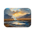 Atacama Desert in Chile Geyser Blasts Superheated W — 61×43 Memory Foam Bath Mat — Top-Down Velvet Microfibre Artwork View