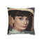 Audrey Hepburn — 40×40 Cushion Cover — Front 40×40 cm Square Cushion View