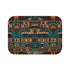 Aztec Pattern — Non-Slip Bath Mat — Top-Down Velvet Microfibre Artwork View