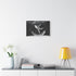Ballet Dancer Spinning Through Gravity — Stretched Canvas Wall Art — Living Room Wall Lifestyle View