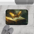 Celestial Moth Ancient Sanctuary — Non-Slip Bath Mat — Bathroom Floor Lifestyle View