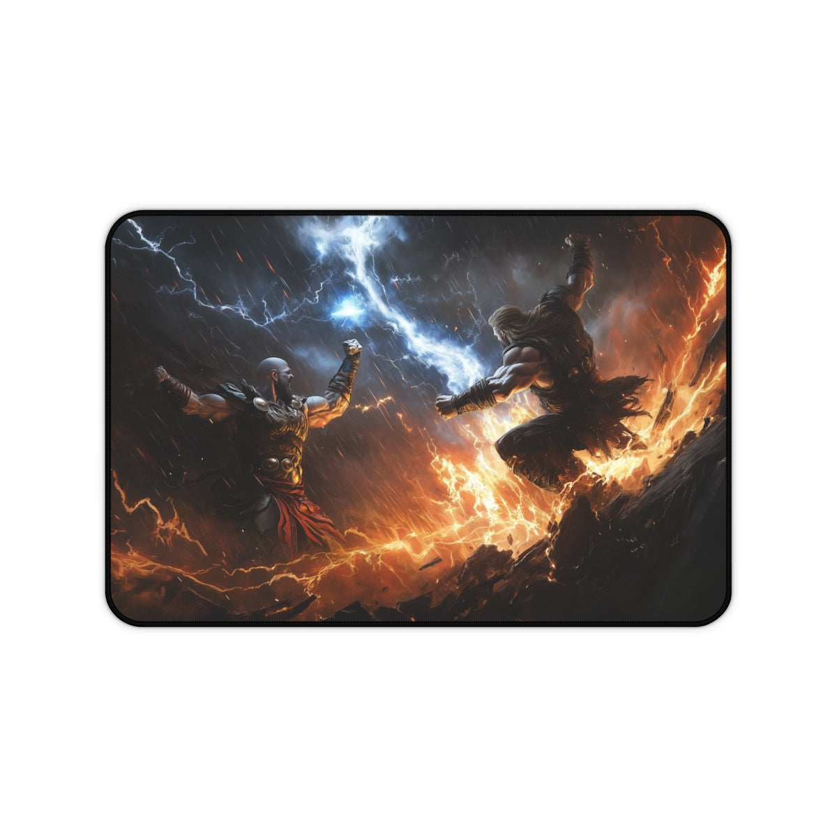 "Battle of the Gods Desk Mat"