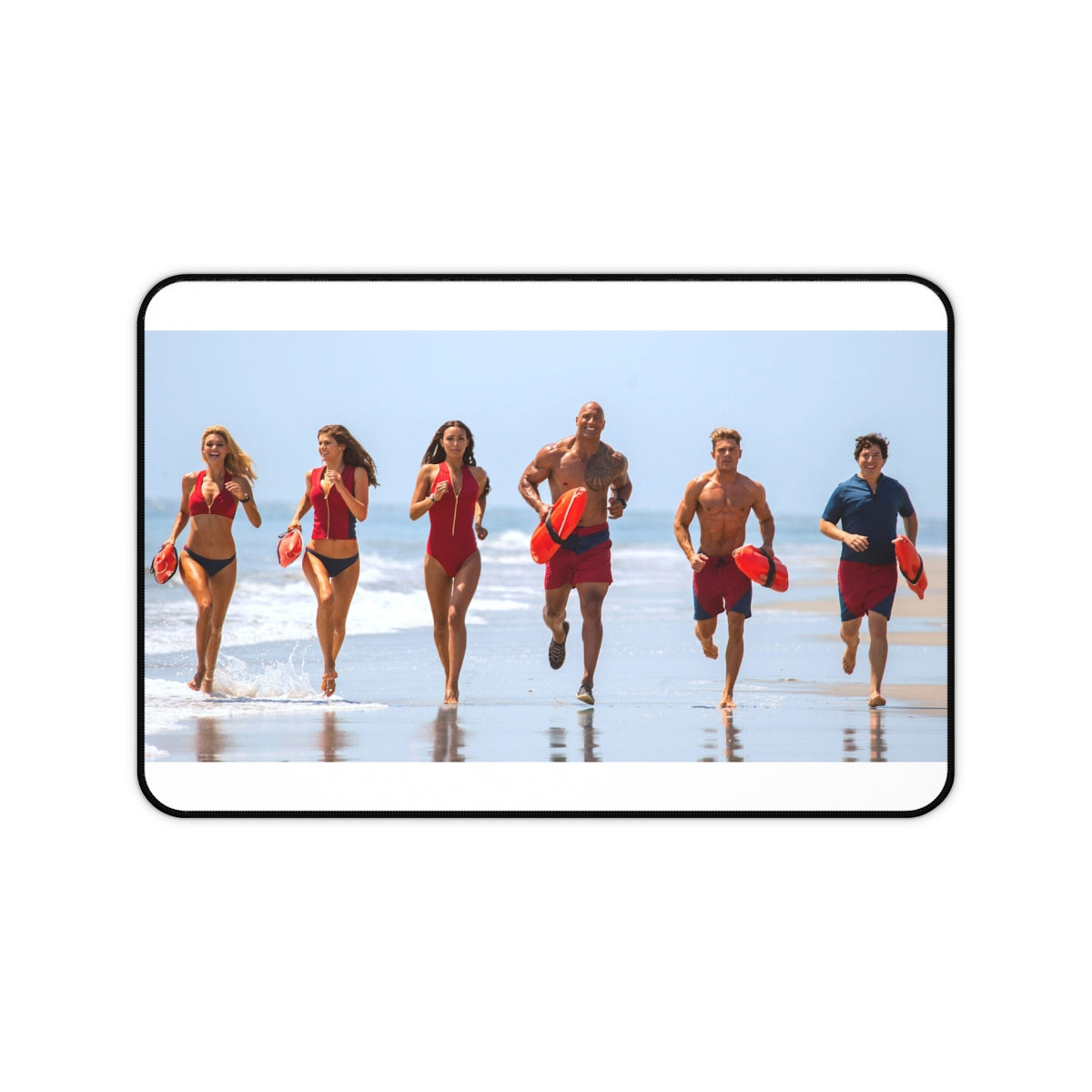 "Baywatch Cast Retro Desk Mat"