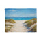 Beach Path — 50×60 Plush Throw Blanket — Full Flat Artwork View