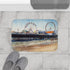 Beach Pier — Non-Slip Bath Mat — Bathroom Floor Lifestyle View