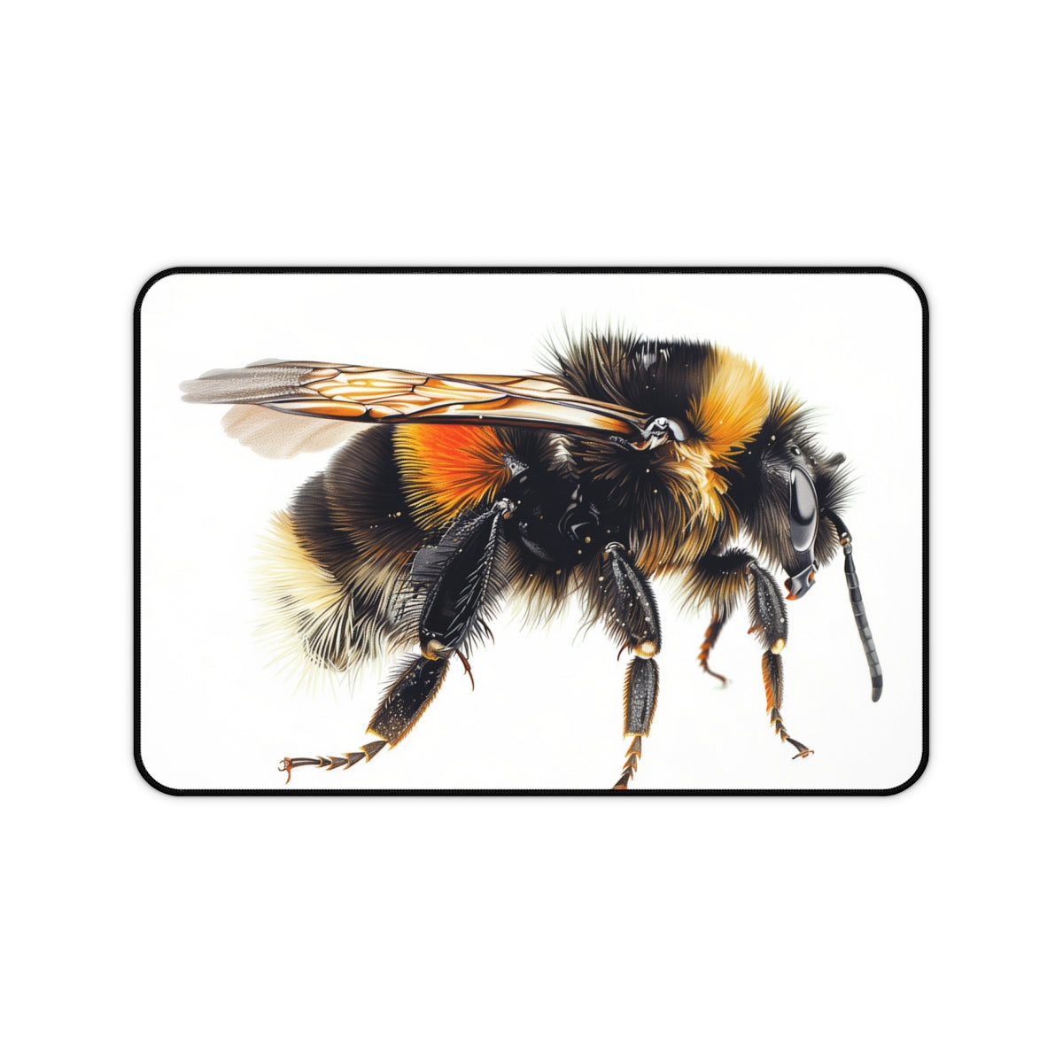 Beeautiful Bumblebee Watercolor Desk Mat