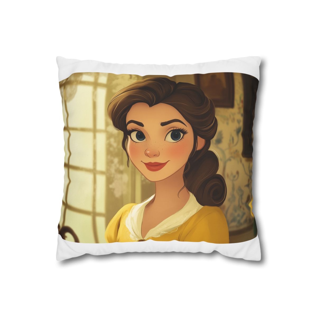 Belle Beauty Cartoon Pillowcase: Dreamy Disney Delight