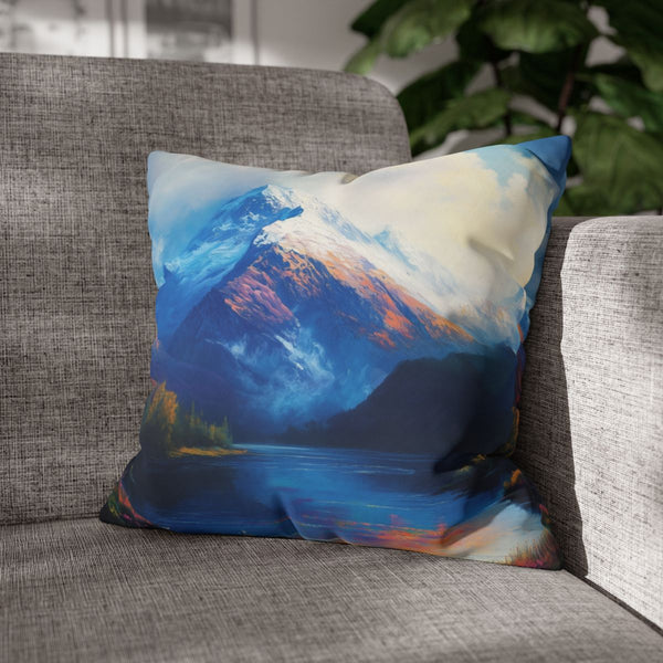 Ben Nevis Scotland Painting (Edition X) — Double-Sided Cushion Cover — Sofa & Armchair Living Room Lifestyle View