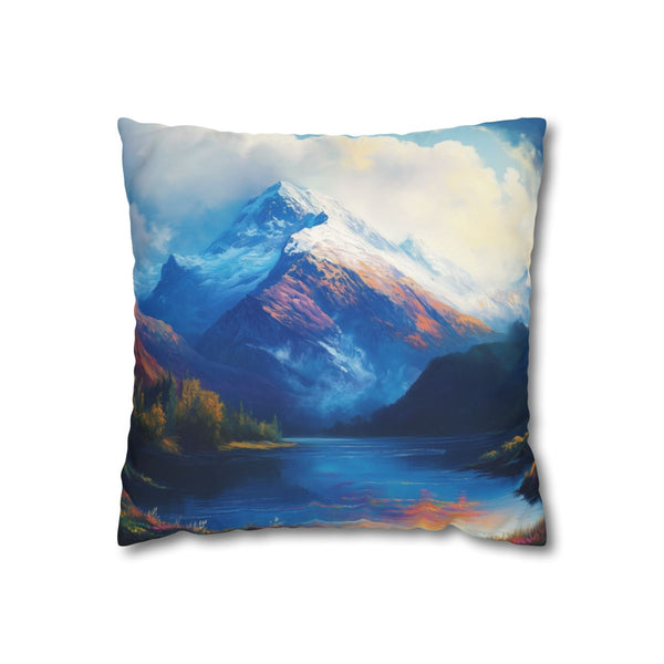 Ben Nevis Scotland Painting (Edition X) — Double-Sided Cushion Cover — Front Double-Sided Cushion View