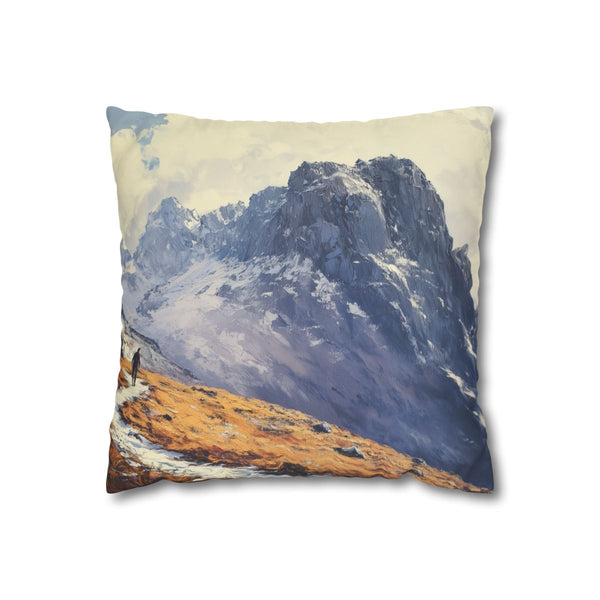 Ben Nevis Scotland Painting (Edition XI) — Double-Sided Cushion Cover — Front Double-Sided Cushion View