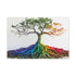 Binary Tree with Rainbow Roots (Edition II) — 24×16 Canvas Wall Art — Front Gallery-Wrapped Canvas View