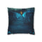 Bioluminescent Vines on Ghost Bridge — Double-Sided Cushion Cover — Front Double-Sided Cushion View