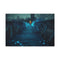 Bioluminescent Vines on Ghost Bridge — 24×16 Canvas Wall Art — Front Gallery-Wrapped Canvas View