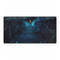 Bioluminescent Vines on Ghost Bridge — XL & XXL Desk Mat — Full Top-Down Artwork View