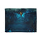 Bioluminescent Vines on Ghost Bridge — Plush Fleece Throw Blanket — Full Spread Plush Fleece Artwork View