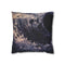 Black Hole Pulling in Stardust — 40×40 Cushion Cover — Front 40×40 cm Square Cushion View