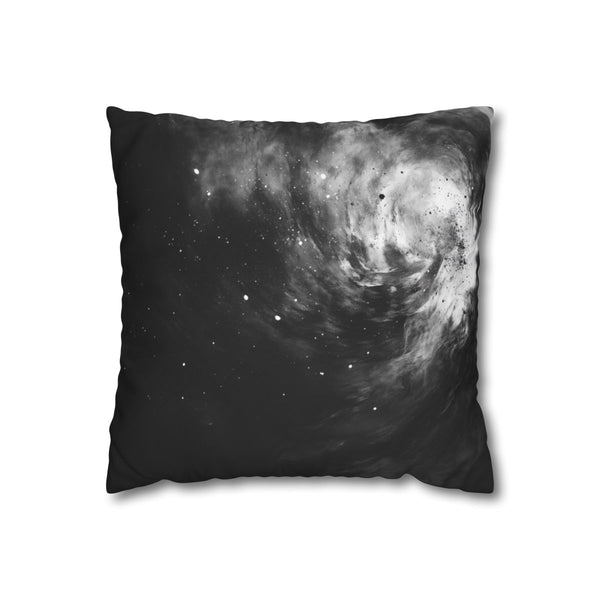 Black Hole Pulling in Stardust (Edition III) — Double-Sided Cushion Cover — Front Double-Sided Cushion View
