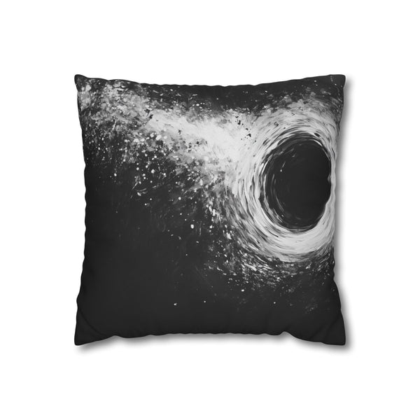 Black Hole Pulling in Stardust (Edition IV) — Double-Sided Cushion Cover — Front Double-Sided Cushion View