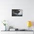 Black Hole Pulling in Stardust (Edition V) — 24×16 Canvas Wall Art — Living Room Wall Lifestyle View