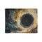 Black Hole Space — 50×60 Plush Throw Blanket — Full Flat Artwork View