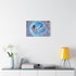 Blossoming Rose in Zero Gravity (Edition II) — 24×16 Canvas Wall Art — Living Room Wall Lifestyle View